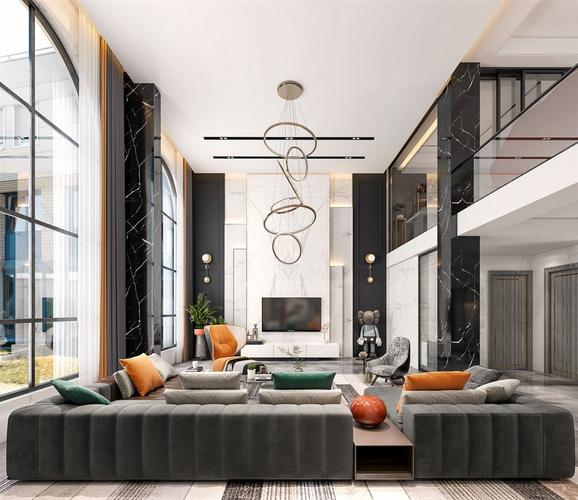 南昌室内装修兆阳o立方公寓45平米-现代简约风格室内设计家装案例